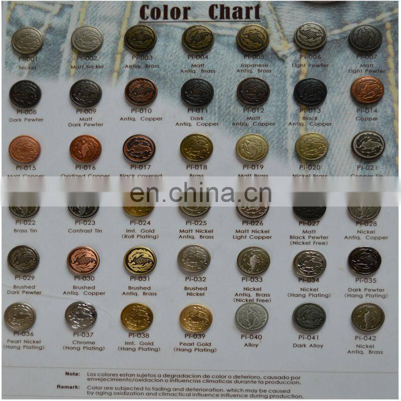 gold metal buttons with crystal