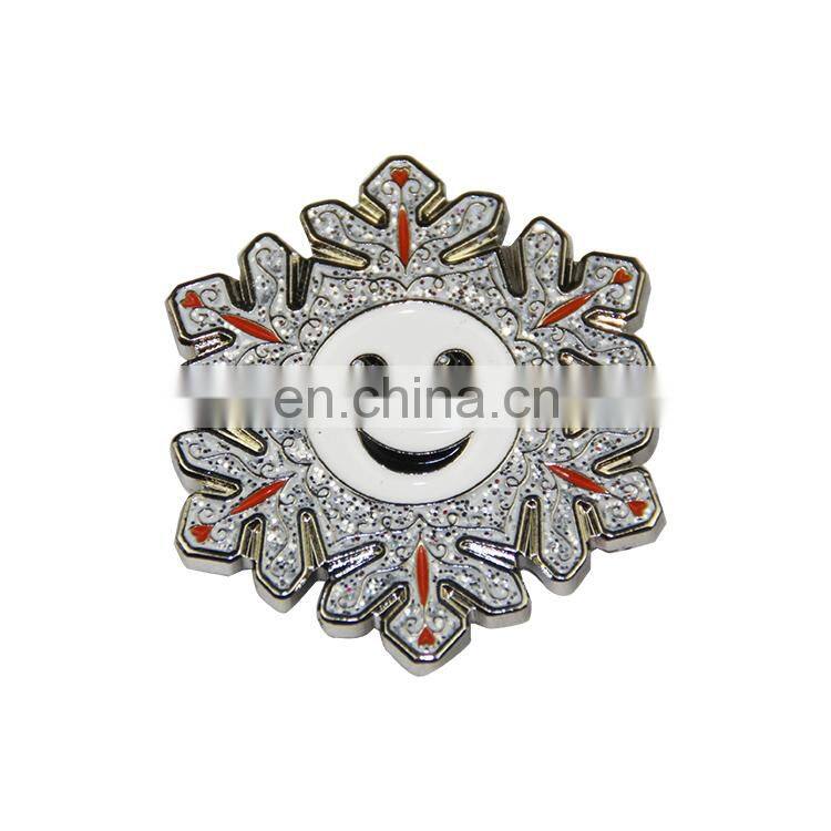 custom die struck soft enamel badge pin name badge