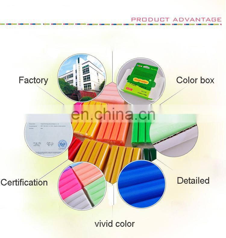 Hot amazon 2018 new packing 6 color DMO polymer clay