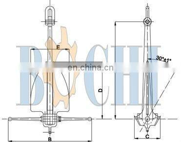 Marine Light Weight Anchor for Yacht
