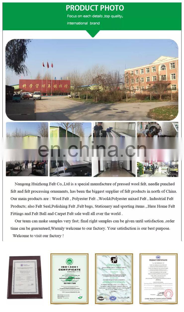 New design handmade nursery felt organizer diaper bag