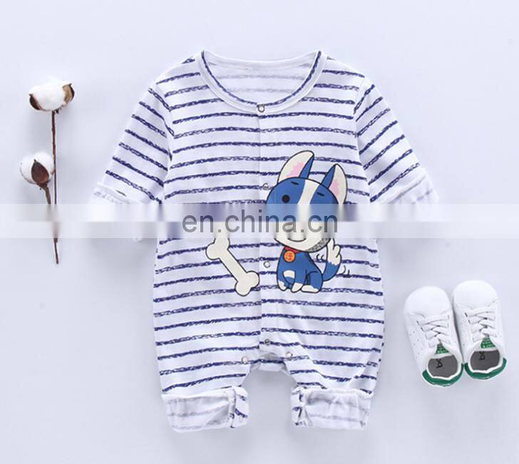 Top Quality Summer Customized 100% Cotton Baby Clothes Romper