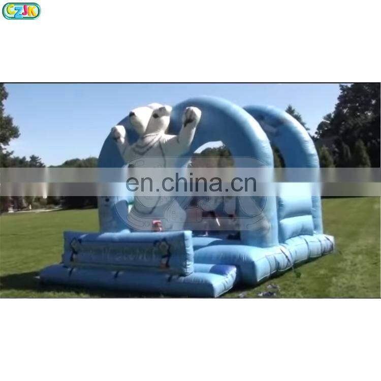polar bear jumper inflatable bouncer jumping bouncy castle bounce house