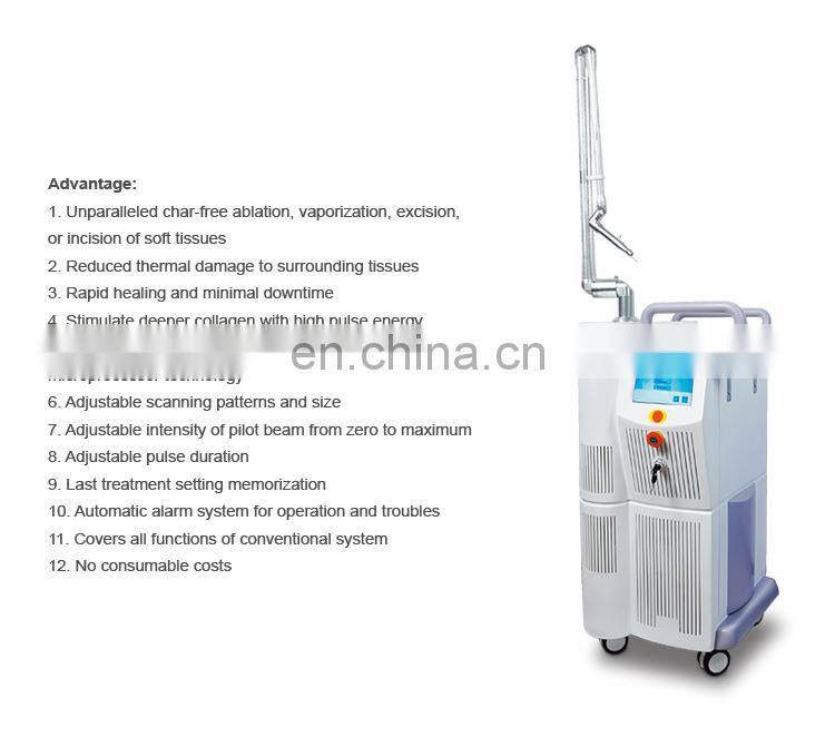 RF Tube Vaginal Tightening CO2 Fractional Laser Tattoo Removal Machine
