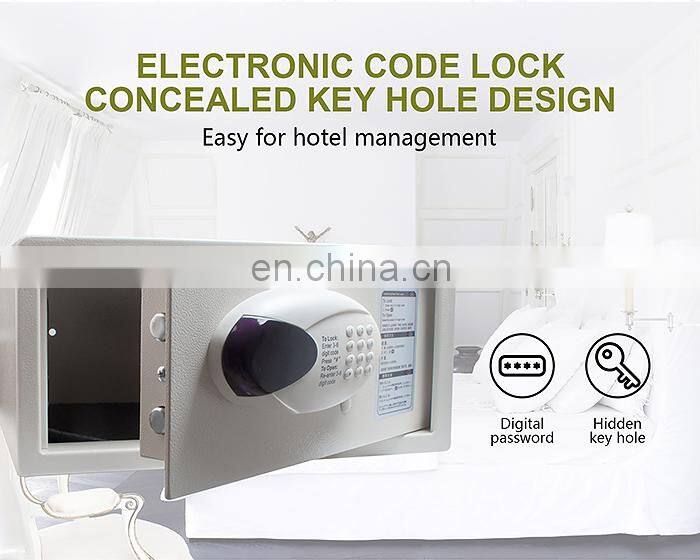 Hot international hotel supplies mini electronic cash money safe box