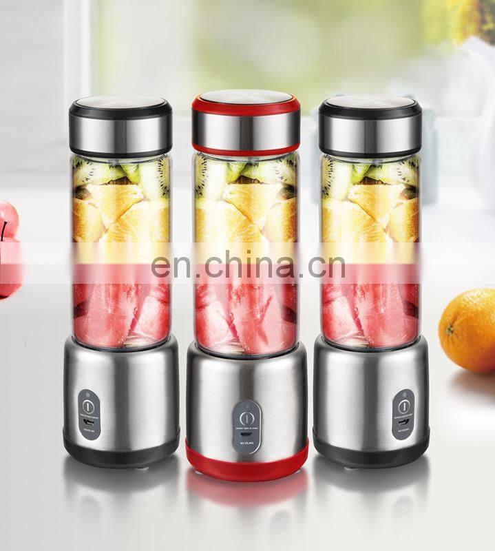 Personal 450ml USB Rechargeable Blender Six Blades Portable Blender