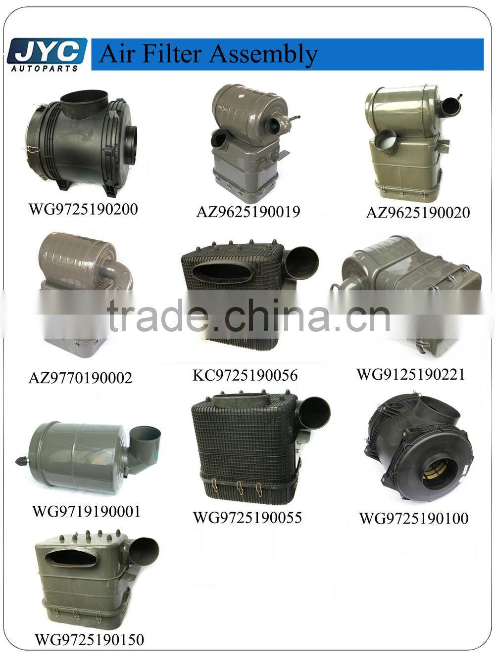 JYC Auto parts WG9125190221 air purifier filter
