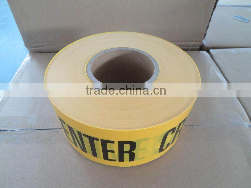 Custom Printed PE hazard warning tape,Plastic Barricade Tapes.