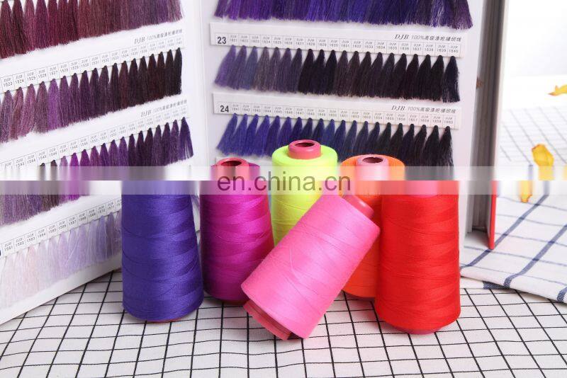 Factory wholesale computer embroidery machine polyester sewing thread 402