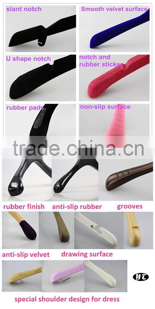 YY0096 shiny rose gold wire metal lingerie hanger underwear hanger