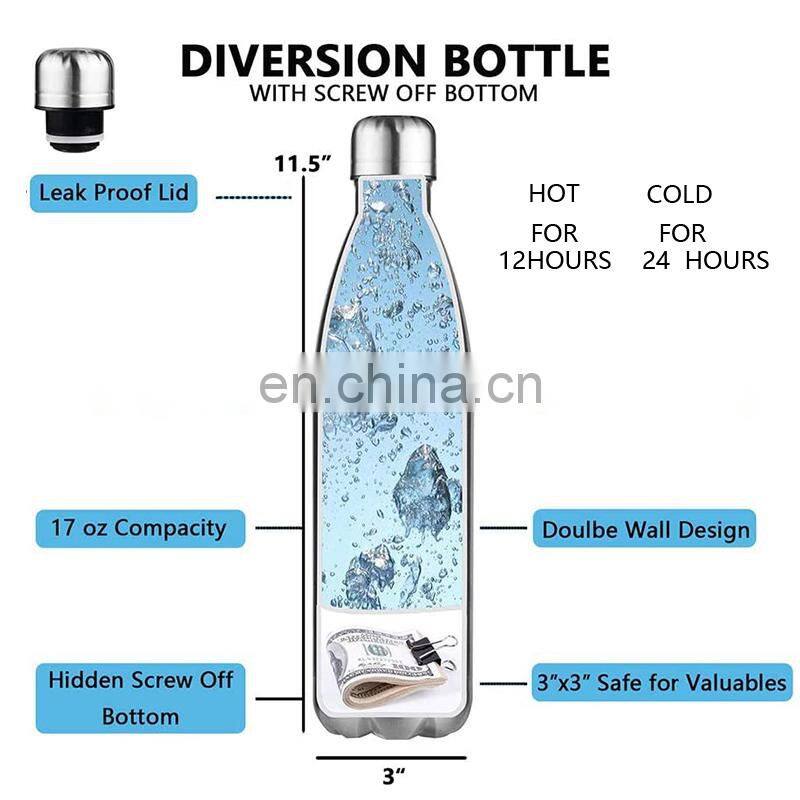 Stainless Steel Cola Bottle Double Wall Insulation Flacks Vacuum Thermos