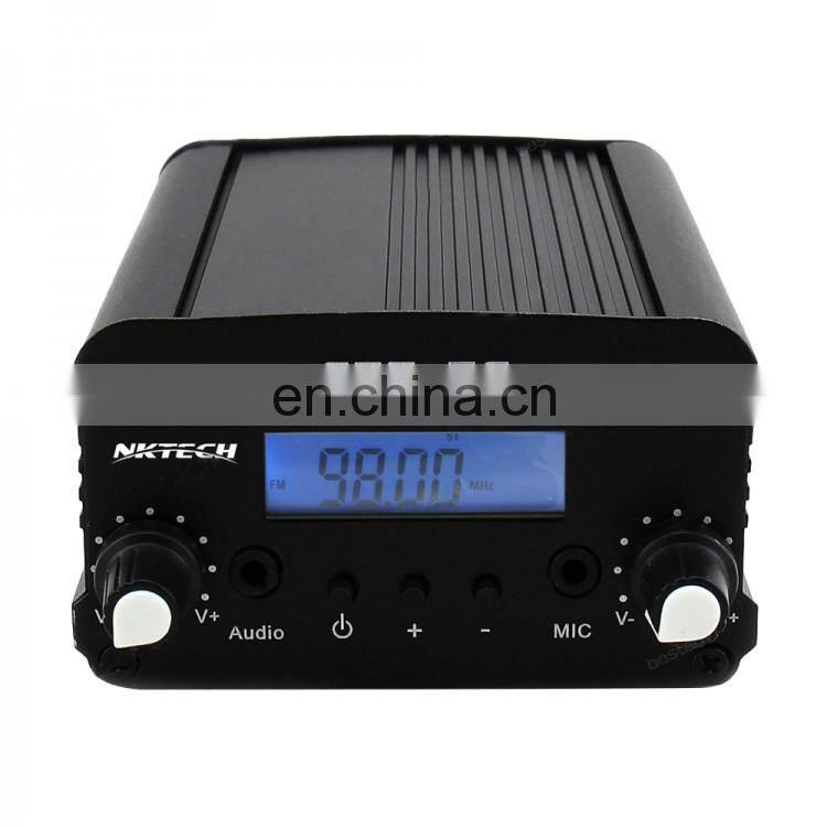 CZE-7C 1W 7W Stereo LCD Broadcast Radio Station Home Wireless Audio System FM Transmitter
