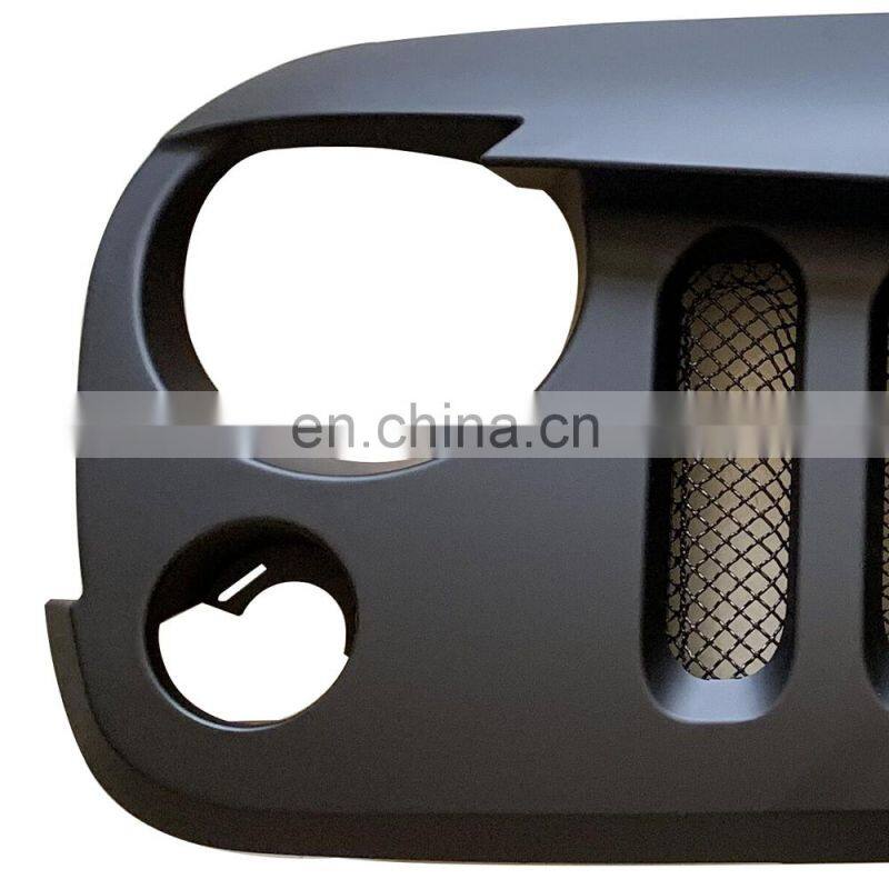 J034-3 for jeep JK front grill little bird plastic+barbed wire grille lantsun