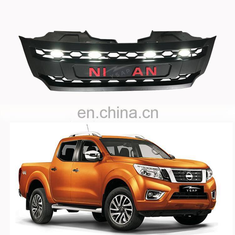 Good quality factory price modify black Grille for Navara np300