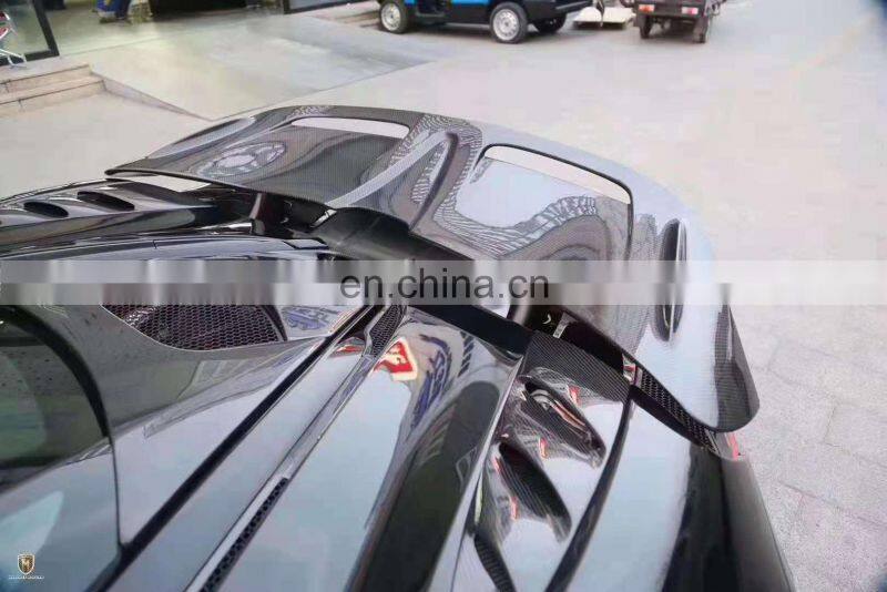 Runde Car Modification Original Car 1:1 Customization Mansori Style Carbon Fiber Rear Spoiler Rear Wing For Mclaren 720S