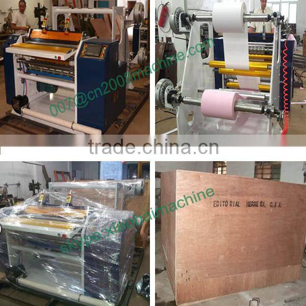 2ply thermal paper slitting and rewinding machine