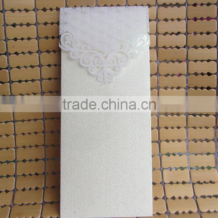 2014-2015 Graceful Bengali Transparent Wedding Invitation Card