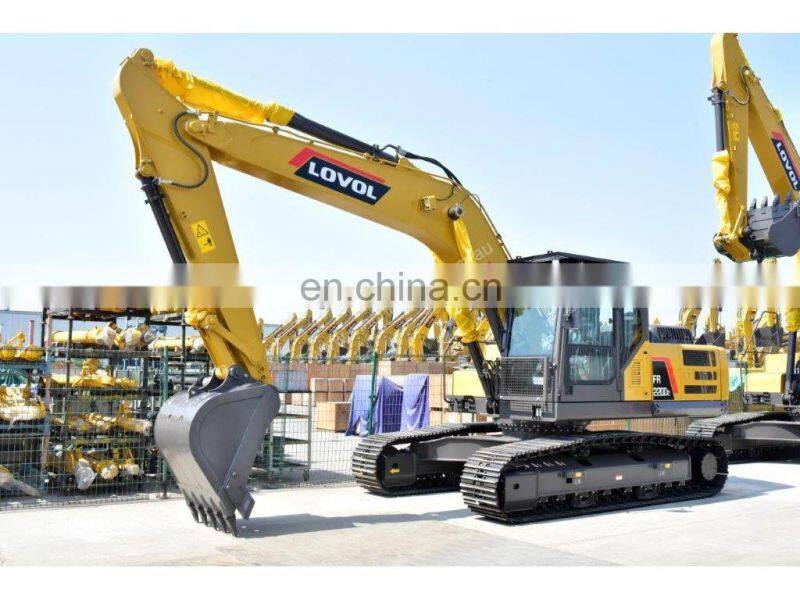 LOVOL 8t hydraulic excavator FR80E with 0.32m3 bucket for sale