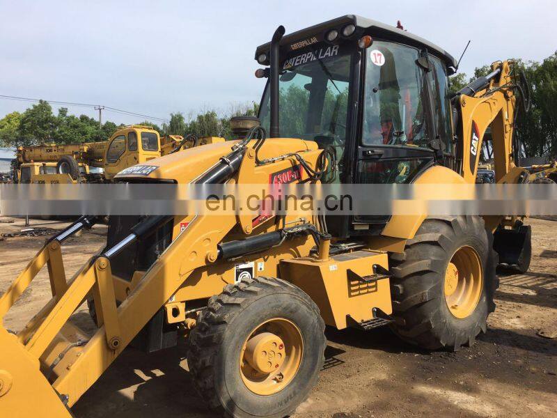 fully maintenance cat 430f original backhoe loader