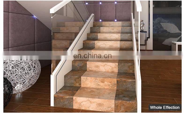 Nice design wood effect ceramic tile stair tile that looks like wood floor