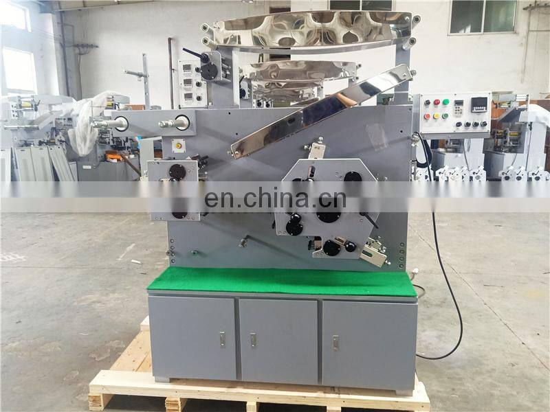 UGS42S Automatic roll to roll fabric washable label flexo Label Printing Machine, flexographic wash care cotton ribbon printer