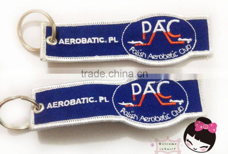 Custom fabrics badge embroidery patch PAC aerobatic plane