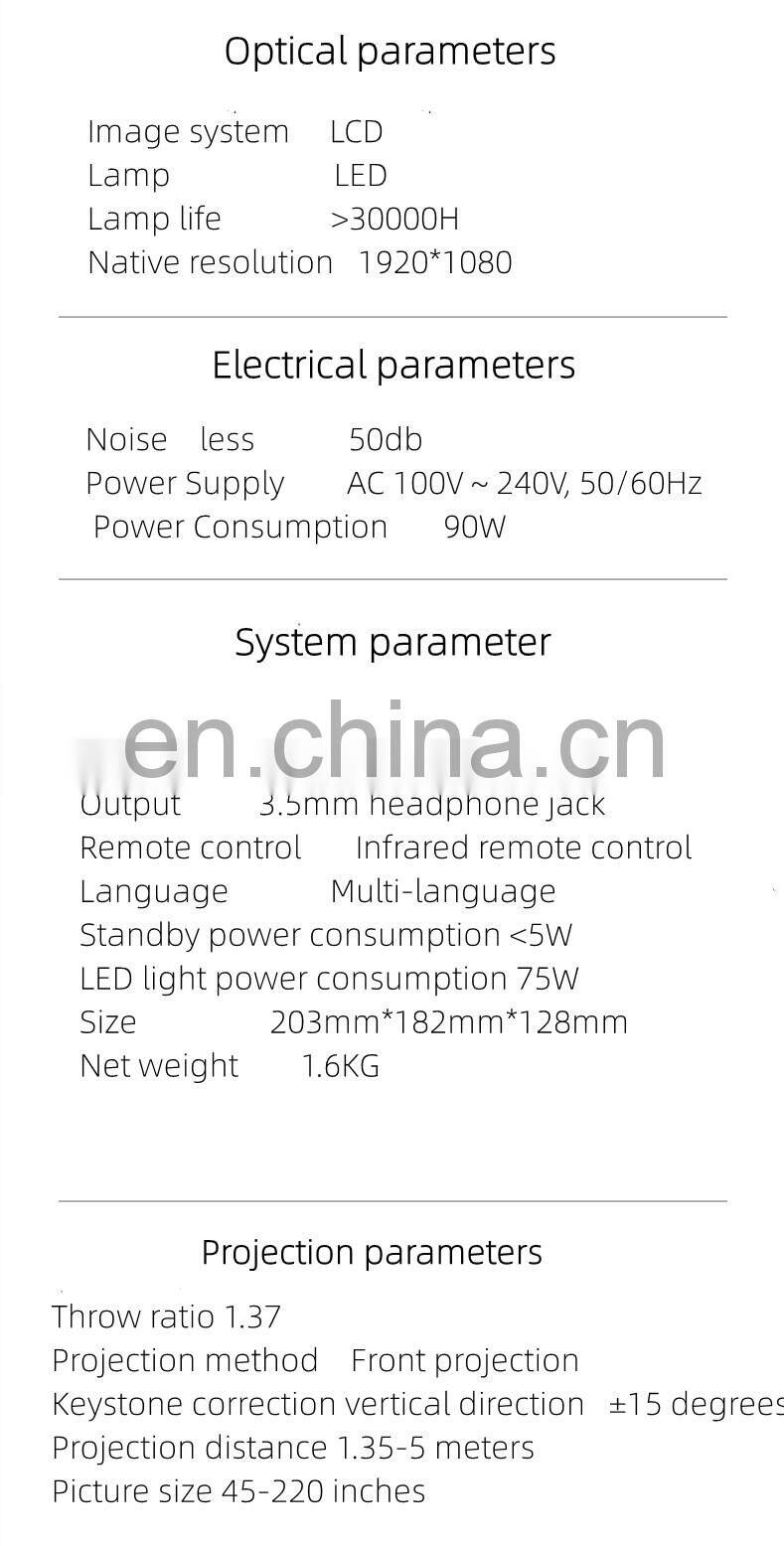 UNIC T10 Mini Portable Projector 3500lms 1280*720 Full HD LED Home Cinema Miracast/Airplay Projector1080p