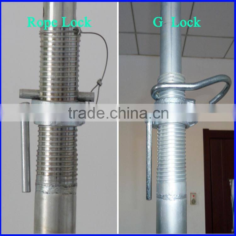 Powder coating steel shoring jack