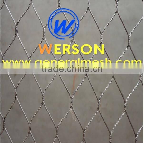 X-TEND cable mesh ,Flexible stainless wire mesh for balustrade,security and wall gardens,hand woven or ferruled | generalmesh
