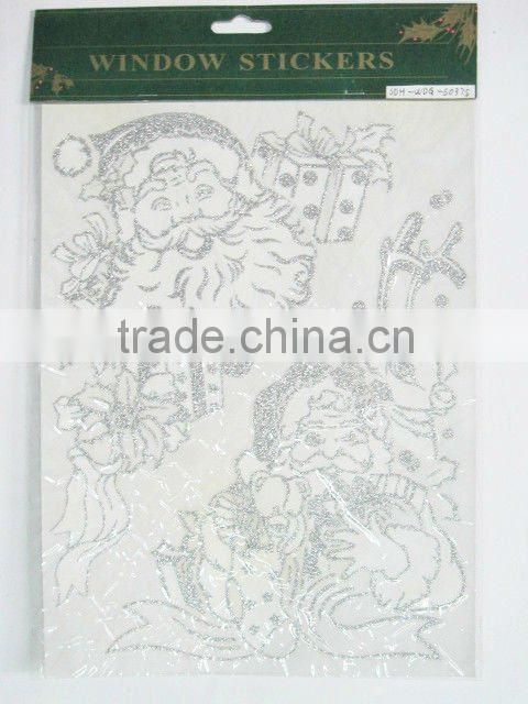 Christmas Vinyl Glitter Window Sticker