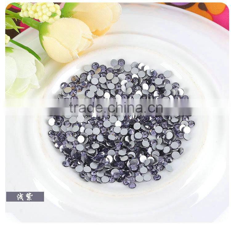 Colored Hot Fix Rhinestone For Clothing,Flatback Loose Iron On Rhinestone Light Blue Jewelry Findings Charms