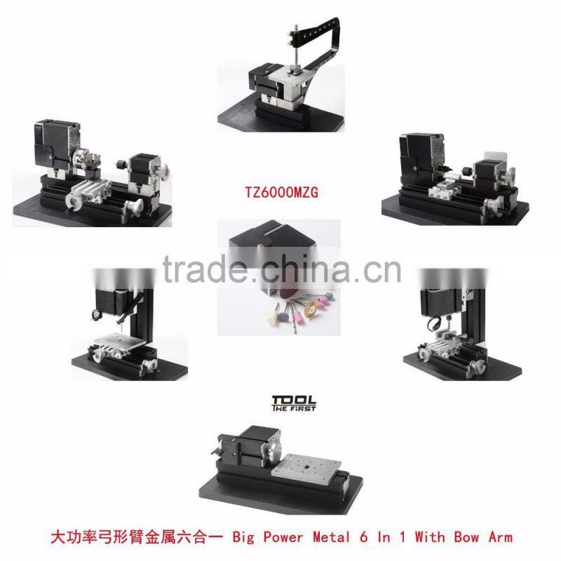 China supplier newest design Big Power Metal 6 In 1 With Bow Arm for hobby education