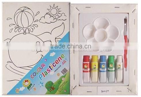 5-color acrylic paint frame set for children