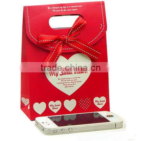 alibaba custom logo white glossy chrismas gift corrugated box