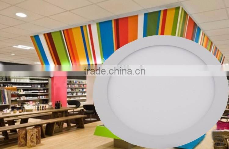 High efficiency 22x22 cm Embedded led round panel ceiling light