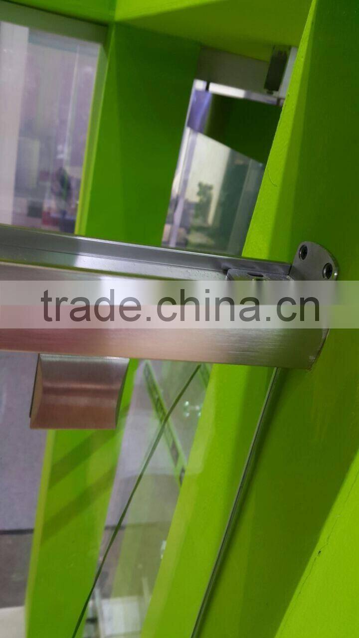 Max door weight 150kg super silence square glass shower hanging sliding door wheels