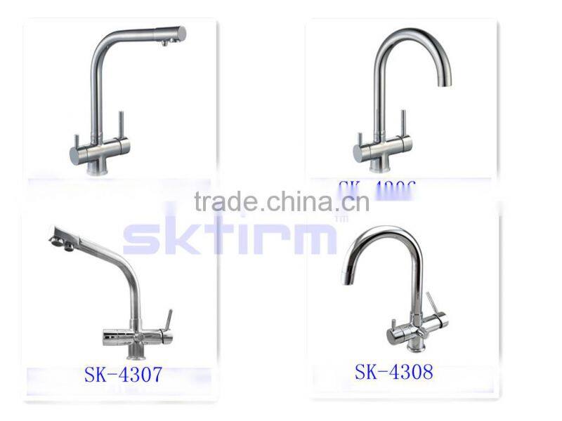 New Product 5 Way Tap with dual handle kitchen tap delivers boil water taps (SK-5301)