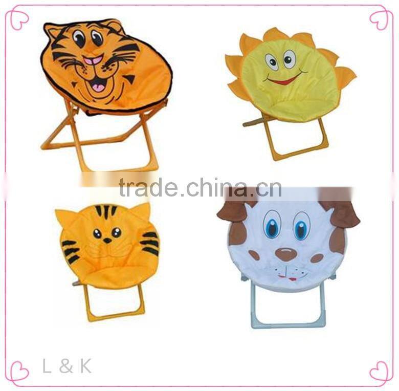 custom design kids folding outdoor chair, animal garden chair