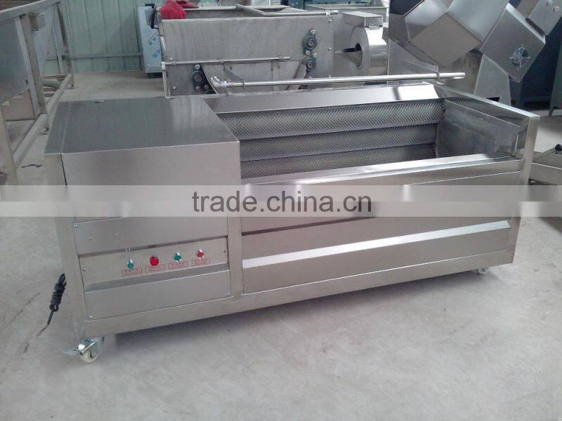 automatic ginger /carrots /roots vegetable cleaning machine