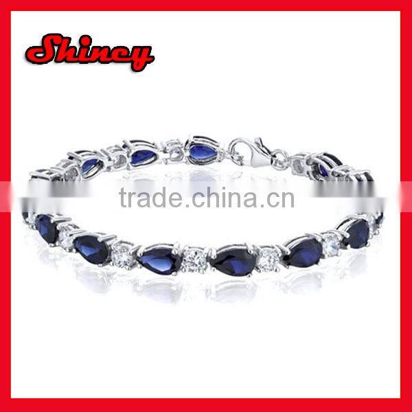 genuine gemstone turquoise paved 925 silver black hamsa hand bracelet