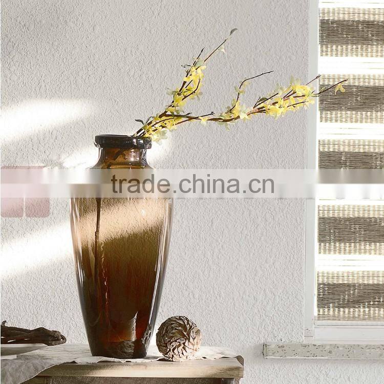 CASAMOTION Deep Brown Hand Blown Art Glass Vase with No MOQ and Gift Boxed, A9030-500