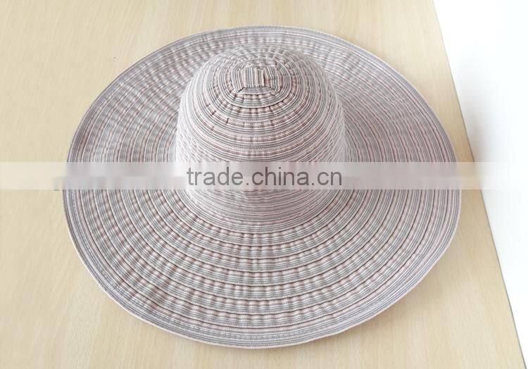 New fashion summer woman hat foldable