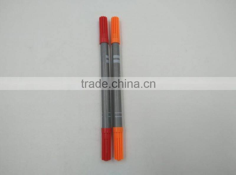 double-edged delible ink marker pen/ t shirt marker pen suitable for children