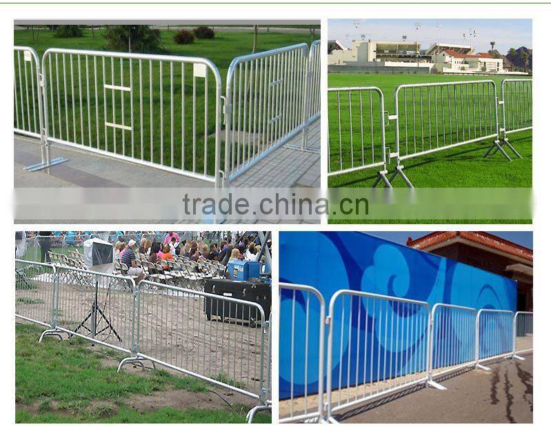 heavy duty interlocking steel barricade metal road safety Barriers