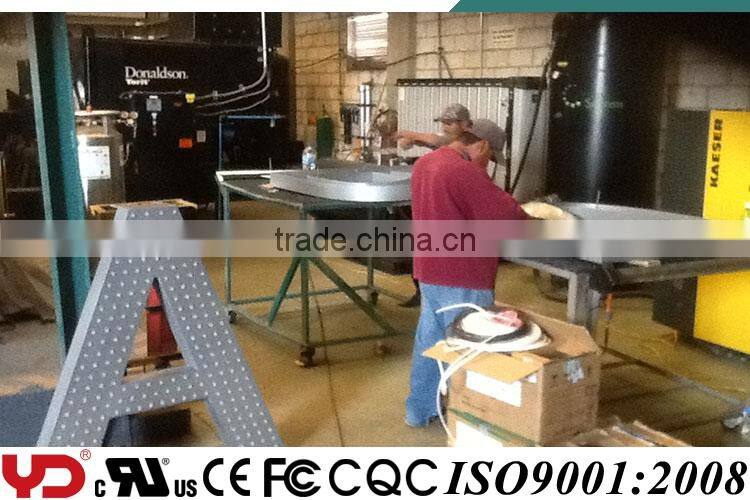 YD IP68 CE certification signage logo sign letter character led lighting
