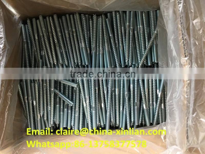 Steel Double threaded screw zp
