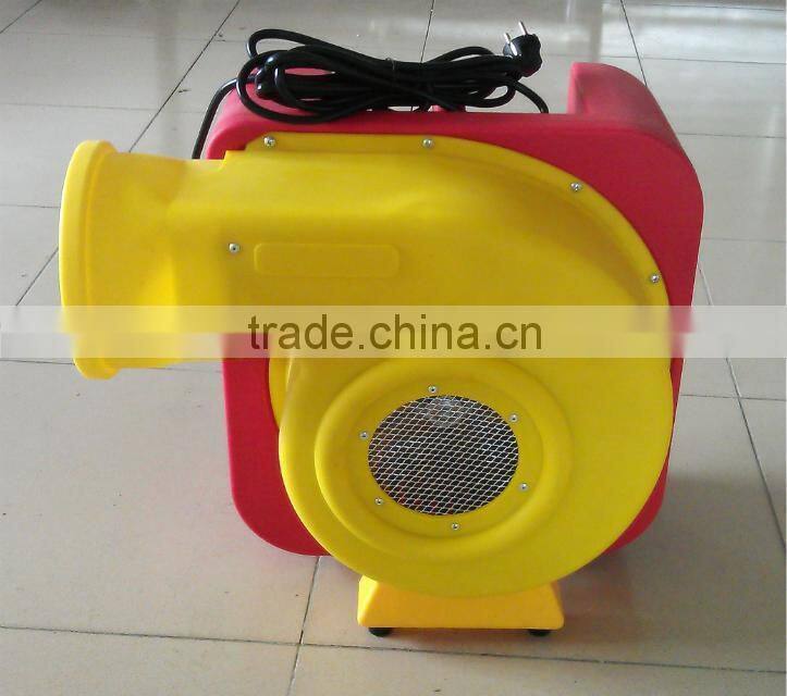 Centrifugal air blower for inflatable bouncers