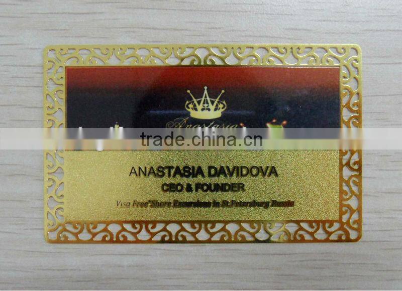 Metal Buddha card and Business card