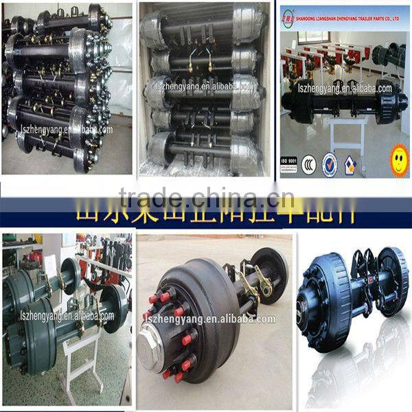 16T FUWA Axle Used Low-Bed Trailer