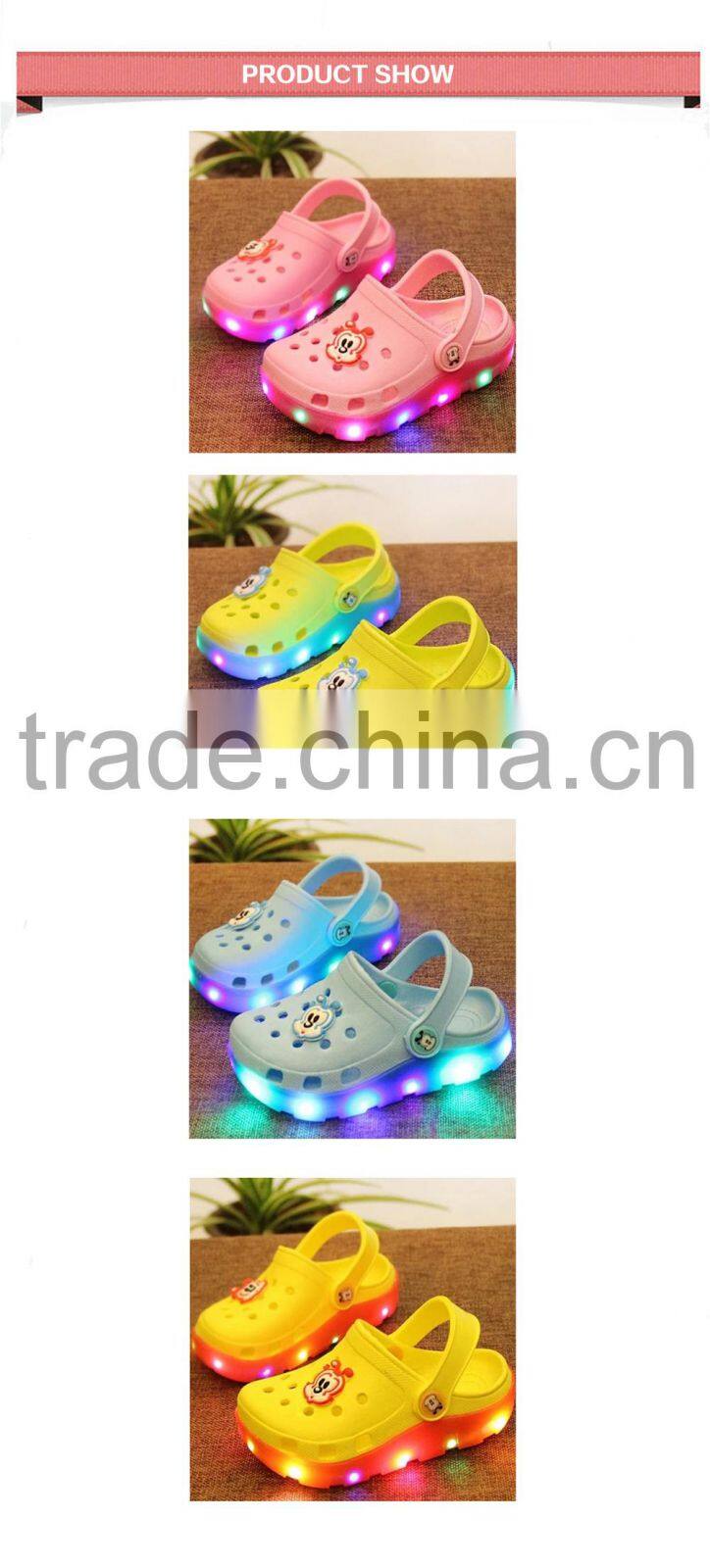 Hot sale interesting cartoon comfortable slipper with led